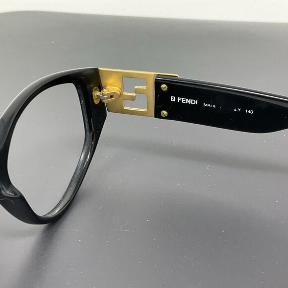 fendi sunglasses Frame Women FS 111  140 Ebony (  Black and gold ) main image 4